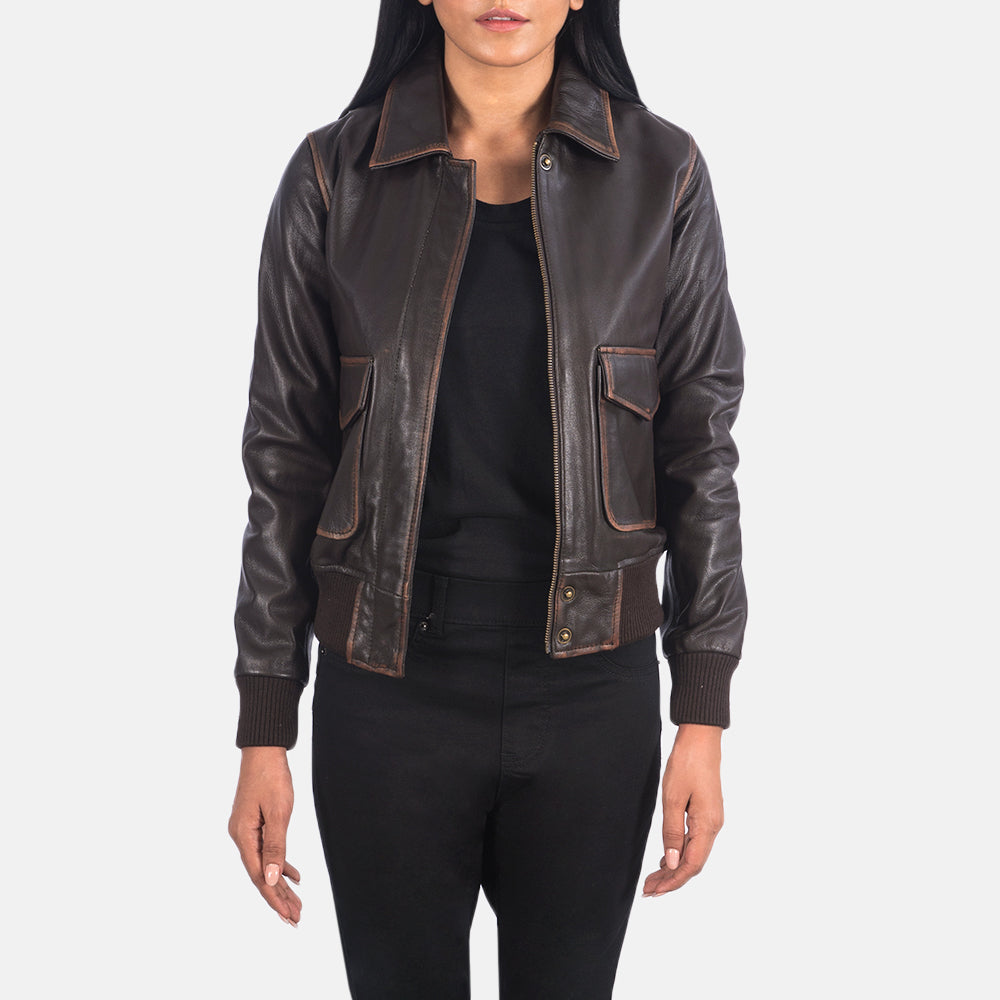Westa A-2 Leather Bomber Jacket