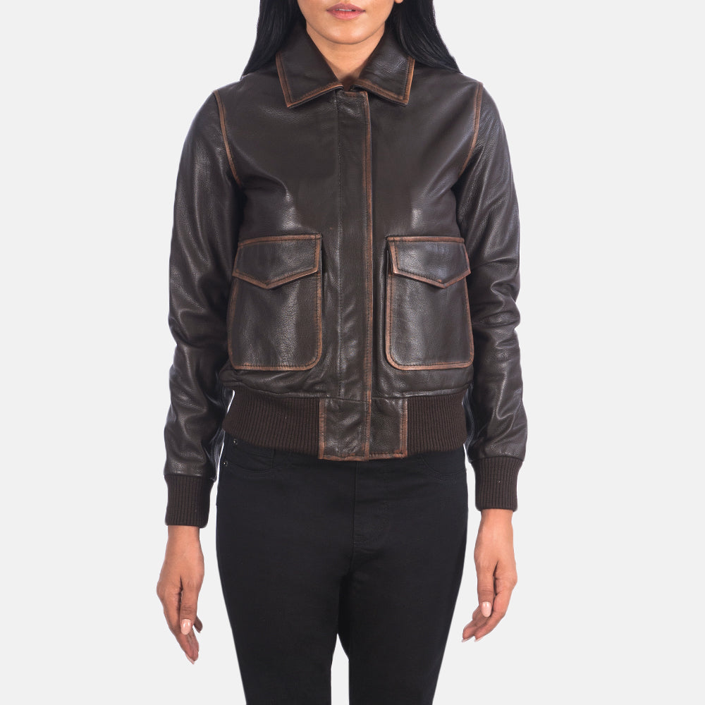 Westa A-2 Leather Bomber Jacket