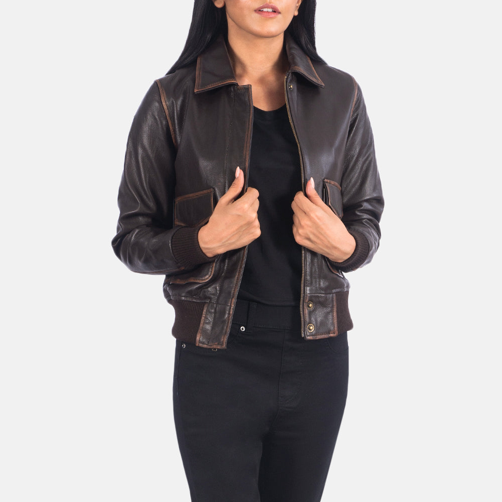 Westa A-2 Leather Bomber Jacket