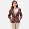 Rumy Leather Biker Jacket