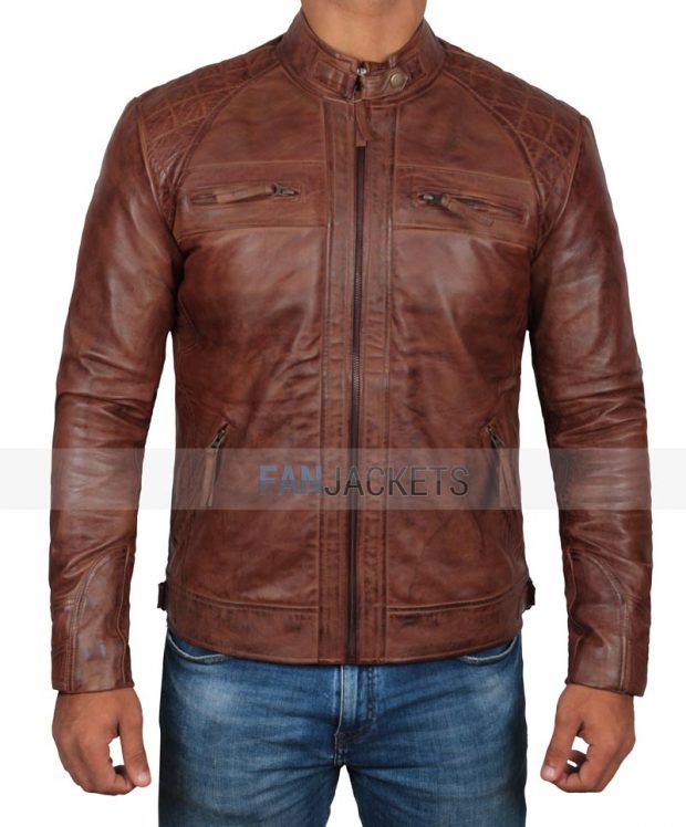 Bomter Biker Leather Jacket