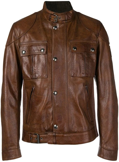 Yoco Leather Biker Jacket