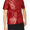 Half Leather Shirt
