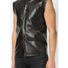 Uniq Sleevless Leather Shirt