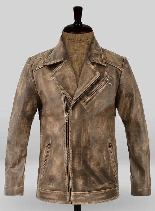 Rubbuf Leather Biker Jacket