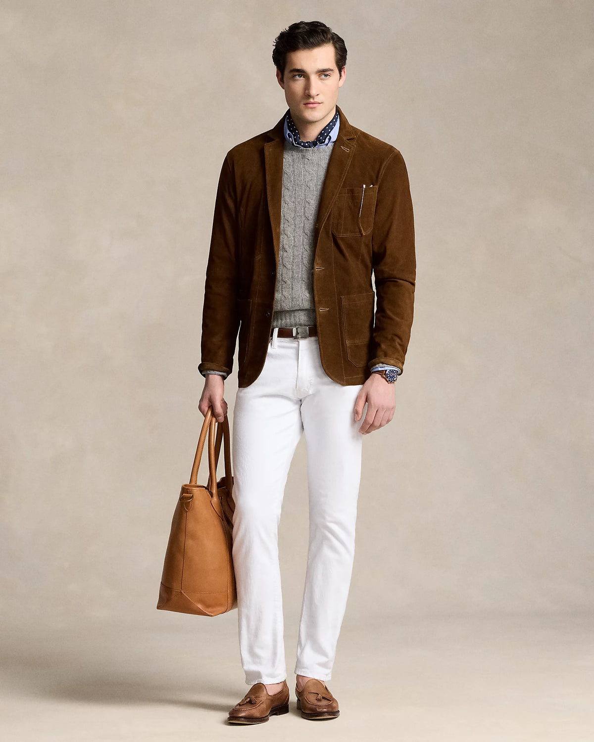 Safari Suede Leather Blazer – Good Leather Garments